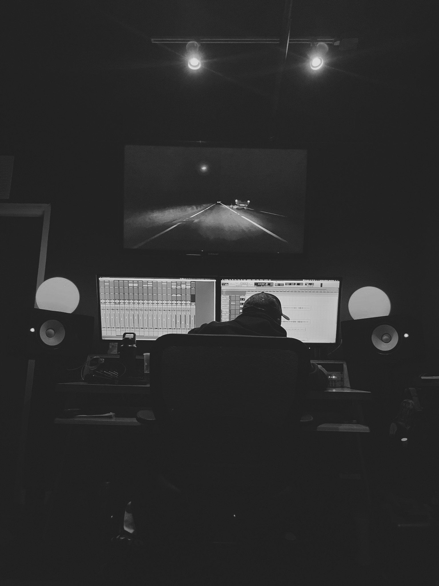 Audio production studio