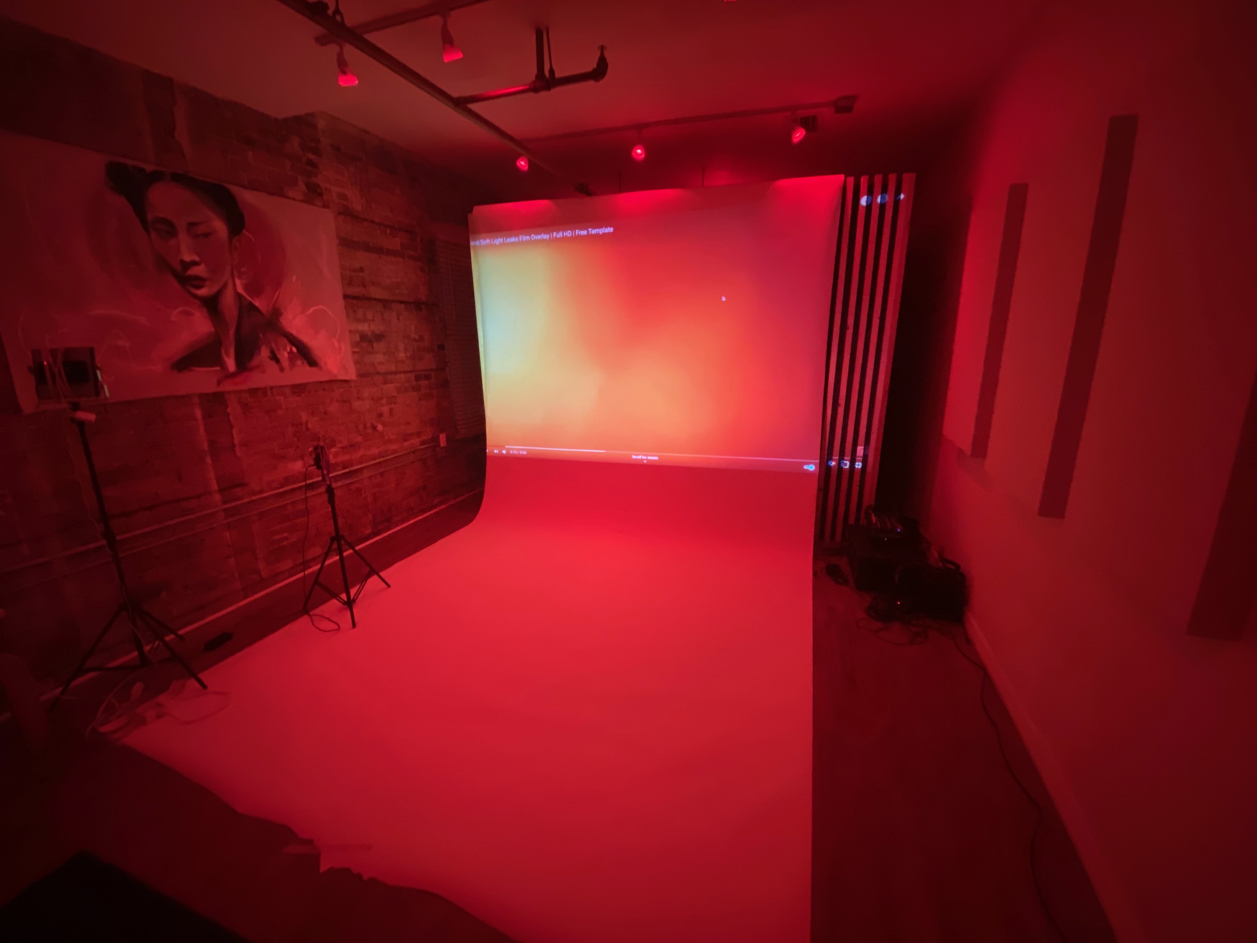 Video production setup